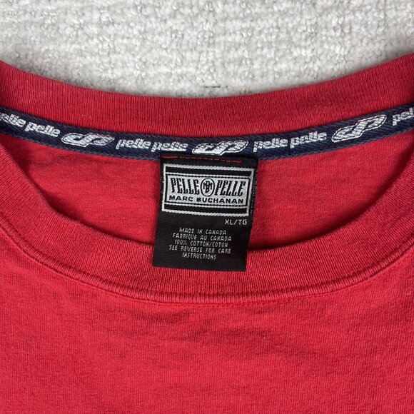 VTG Pelle Pelle Marc Buchanan T Shirt Sz XL Made in Canada Y2K Streetwear - Picture 10 of 16